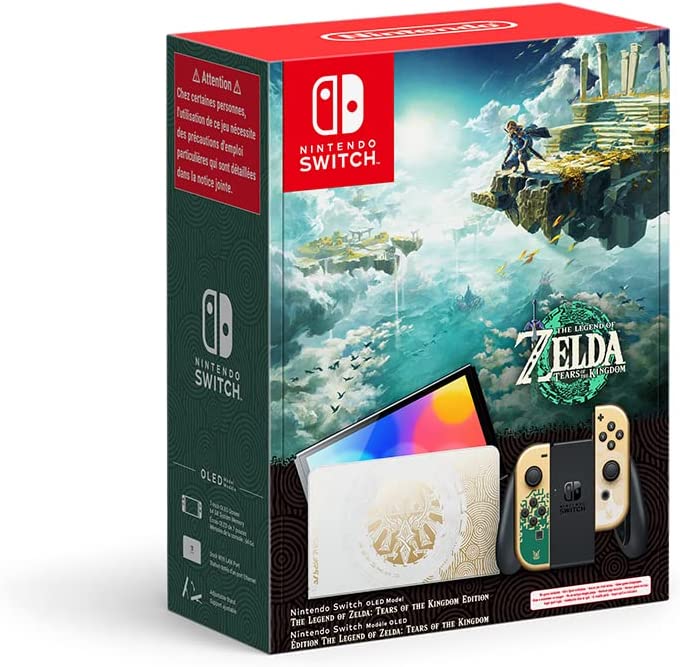 Nintendo Console Switch - Modèle OLED - Edition The Legend of Zelda : Tears of The Kingdom